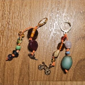 Orange Whimsy Twee Earrings